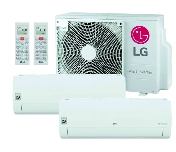 LG Multi-Split-Klimaanlage mit 2 Innengeräten