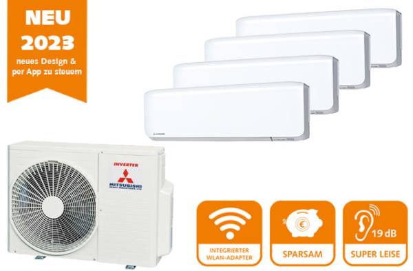 Mitsubishi Multi-Split SCM 71 ZS + 1x SRK 50 ZS-WF + 3x SRK 20 ZS