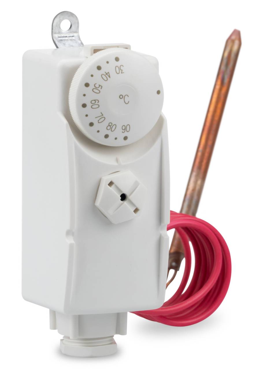 "COSMO Speicherthermostat 230V 30-90°C mit Kapillarfühler 6,5x70mm"